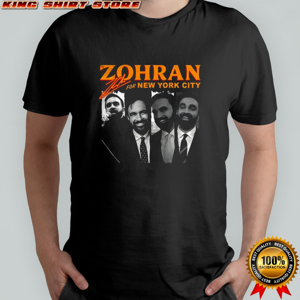 Zohran Mamdani Zohran for New York City 2025 Progressive Democrats signature shirt