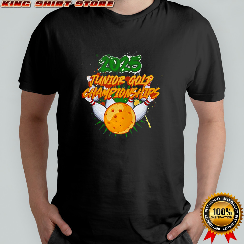 2025 Junior Gold Championships bowling graffiti shirt