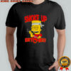 Bart Simpson bloodshot smoke up bitches shirt