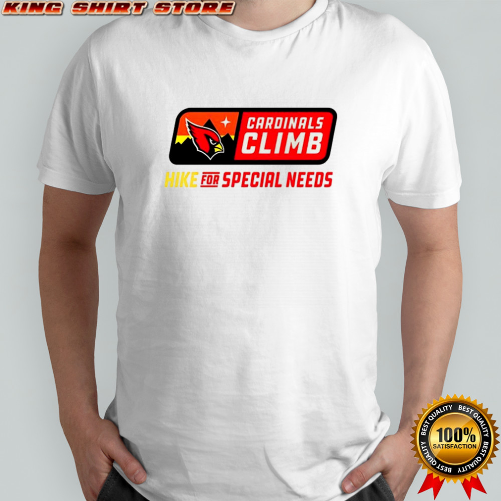 Cardinals Climb hike for special needs shirt