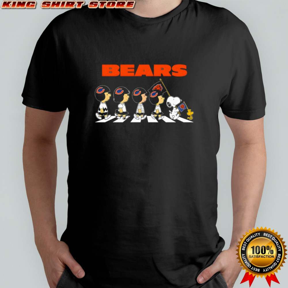 Chicago Bears x Peanuts Snoopy Abbey Road shirt