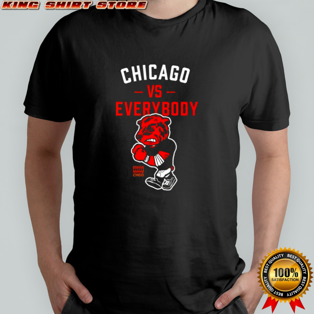 Chicago vs Everybody mascot graphic shirt