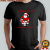 Cookies only santa toilet lactose intolerant Christmas shirt