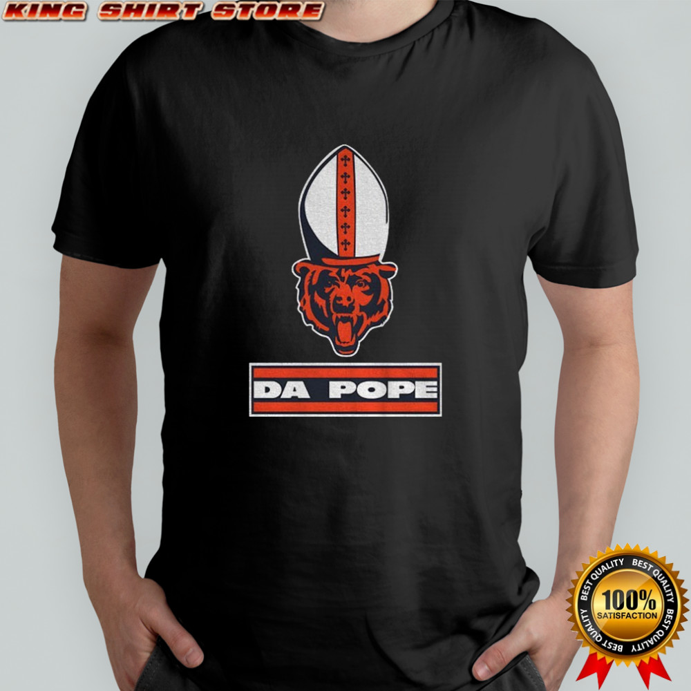 Da Pope Chicago Bears parody NFL Football 2025 shirt