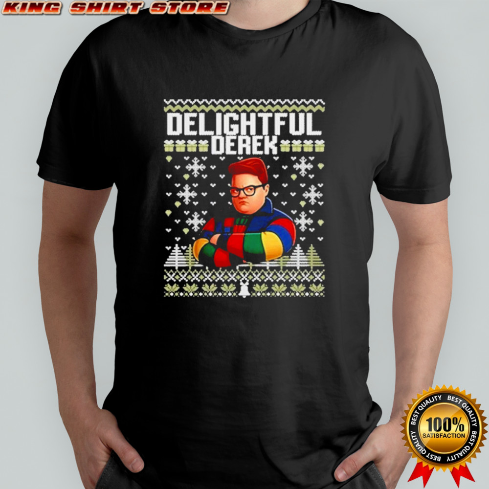 Delightful Derek Ugly Christmas T-Shirt