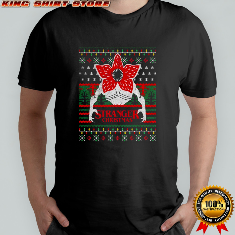 Demogorgon Upside Down Stranger Things Christmas Things shirt