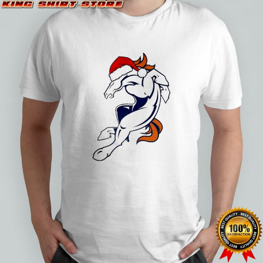 Denver Broncos Merry Christmas hat shirt