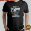 Detroit Pistons basketball 899004 triangle logo vintage lighting graphic shirt