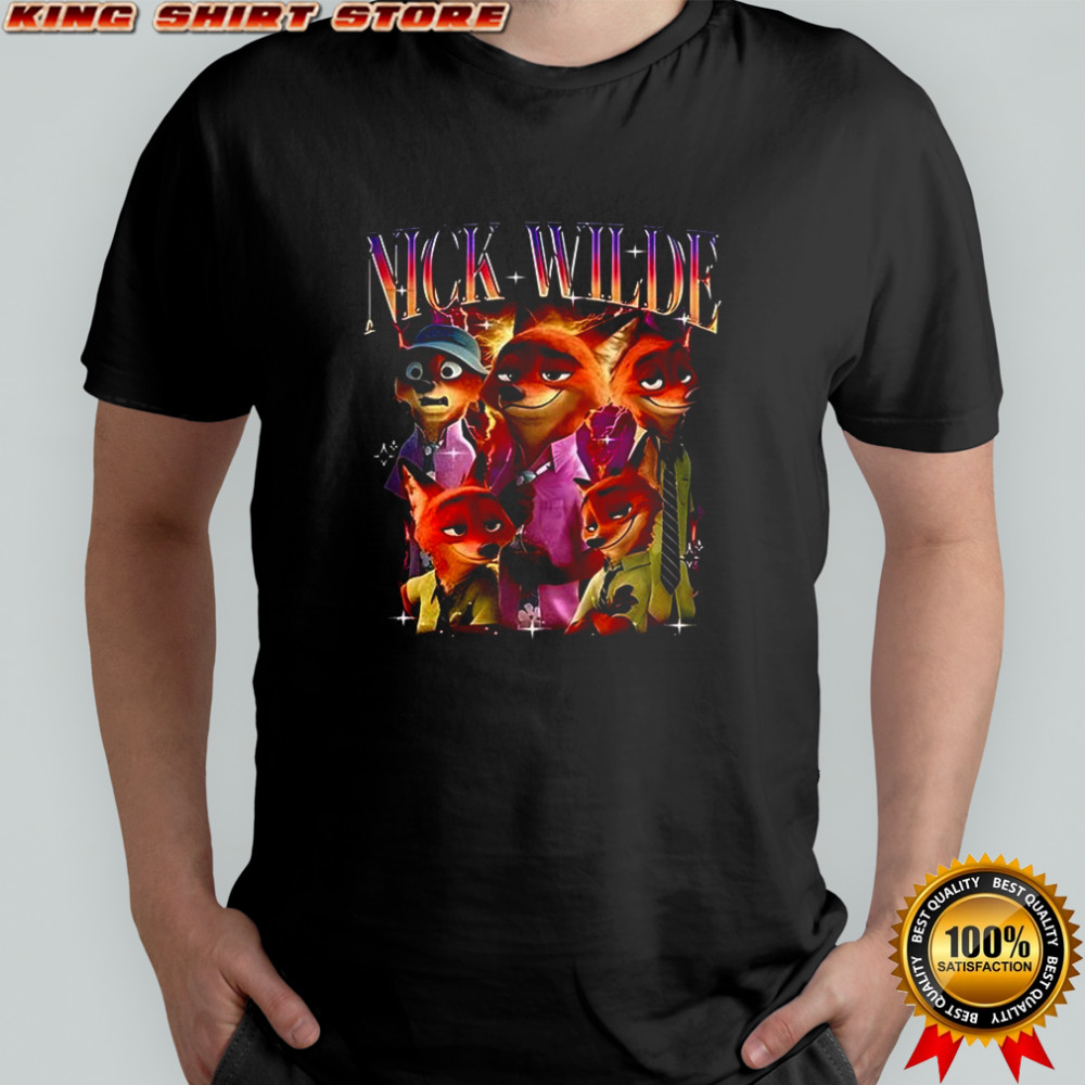Disney Zootopia Nick Wilde graphic shirt