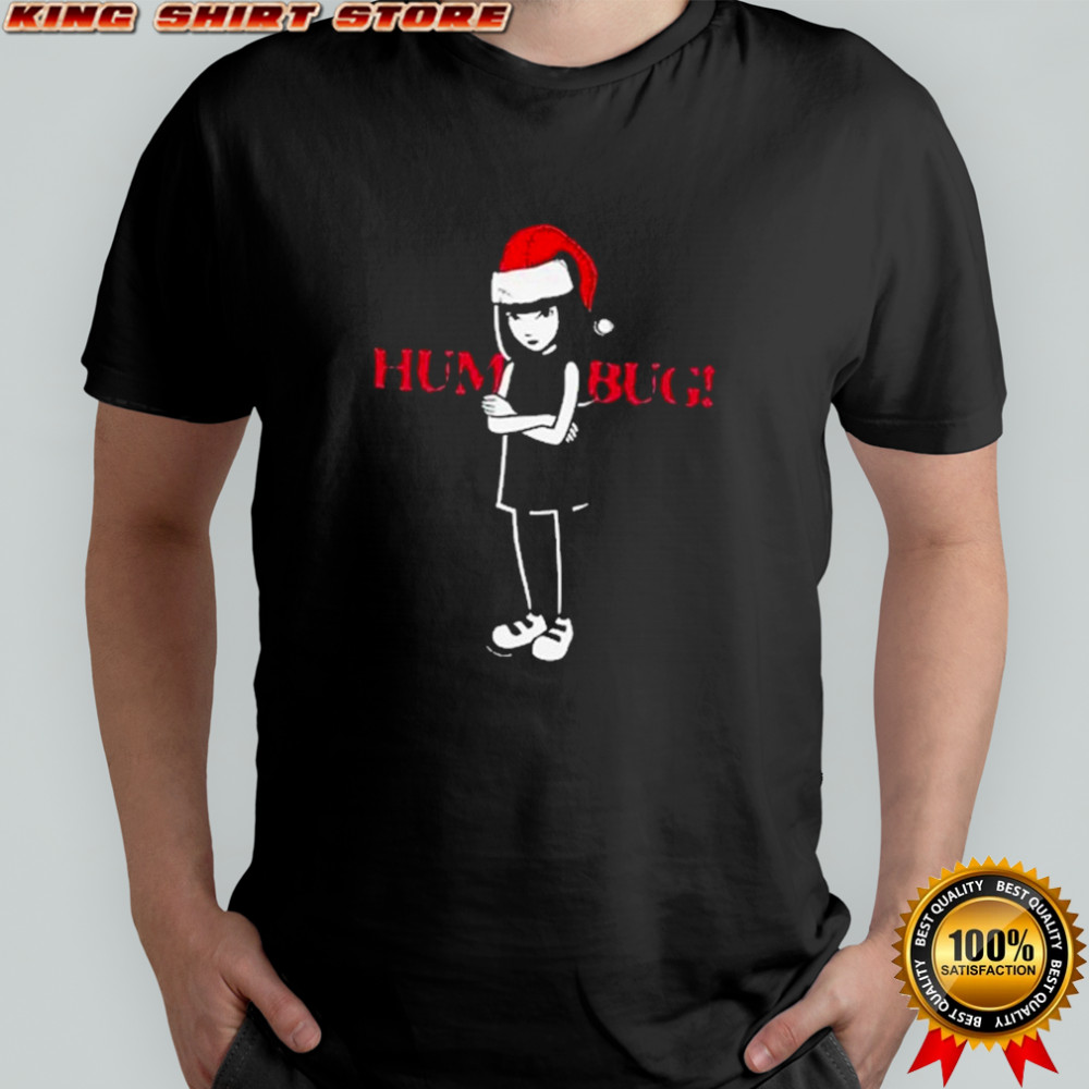 Emily The Strange Strangerous Humbug Christmas T-shirt