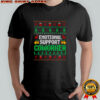 Emotional support coworker ugly Christmas shirt