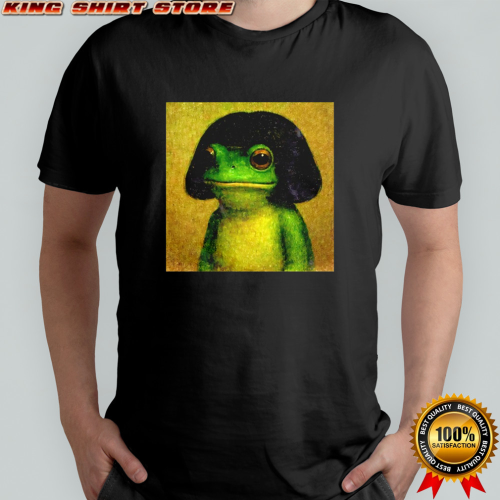 Frog with Bob Haircut Meme shirt