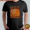 Glizzy gobbler faded hot dog funny meme shirt