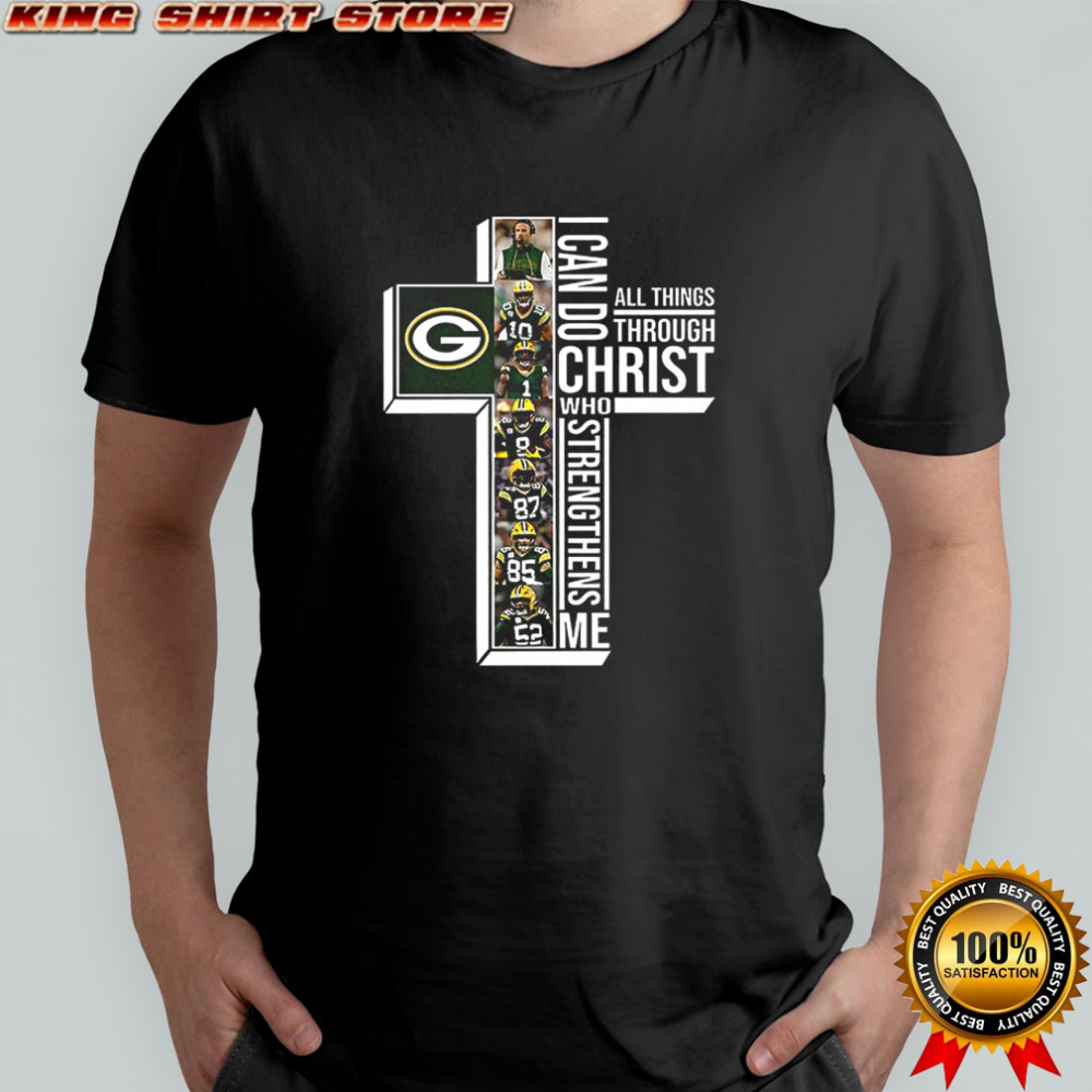 Green Bay Packers I can do christ all things through who strengthens me T-shirt