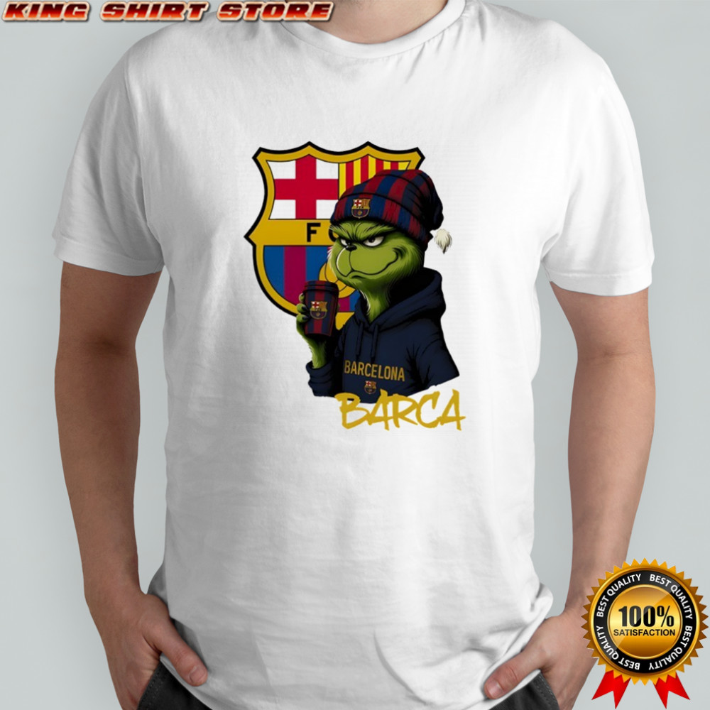 Grinch Barcelona FC Crest shirt