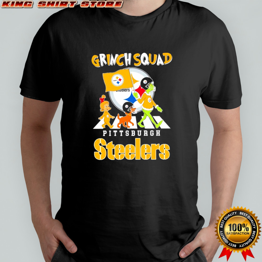 Grinch Cindy Lou And Max x Pittsburgh Steelers shirt