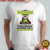 Grinch Santa suit I use sarcasm at work by management shirt
