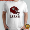 G.R.I.N.D Texas A&M Aggies football helmet shirt