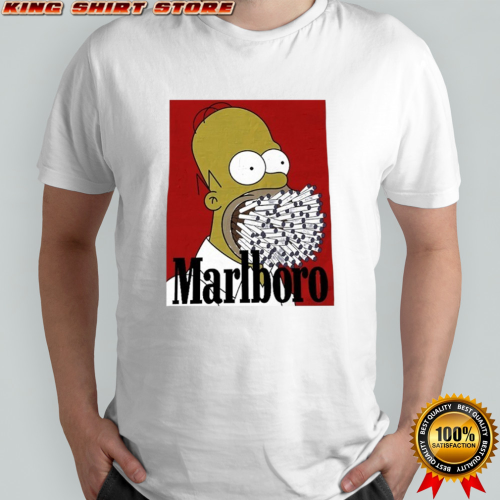 Homer Simpson Marlboro Shirt