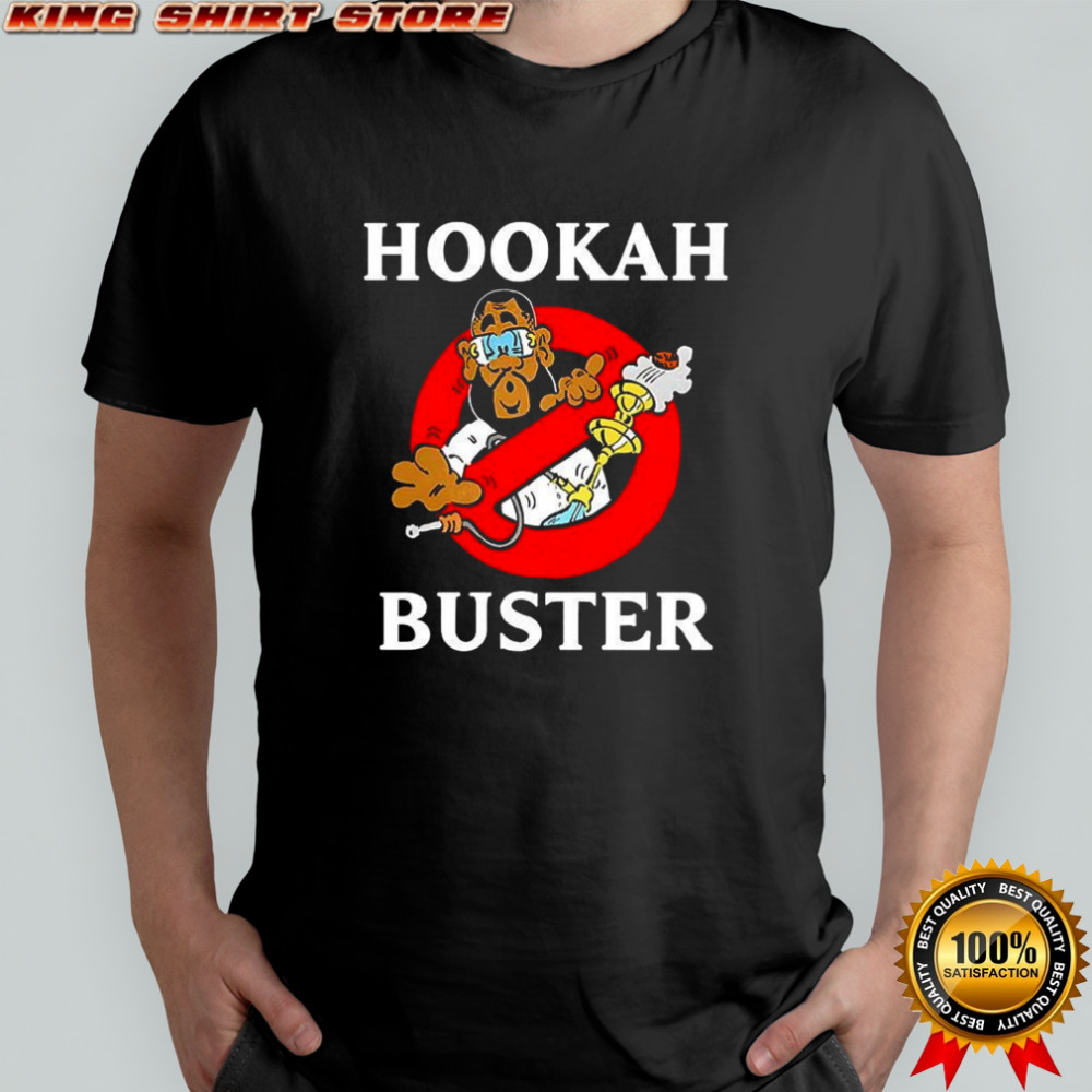 Hookah Buster Ban logo caricature shirt