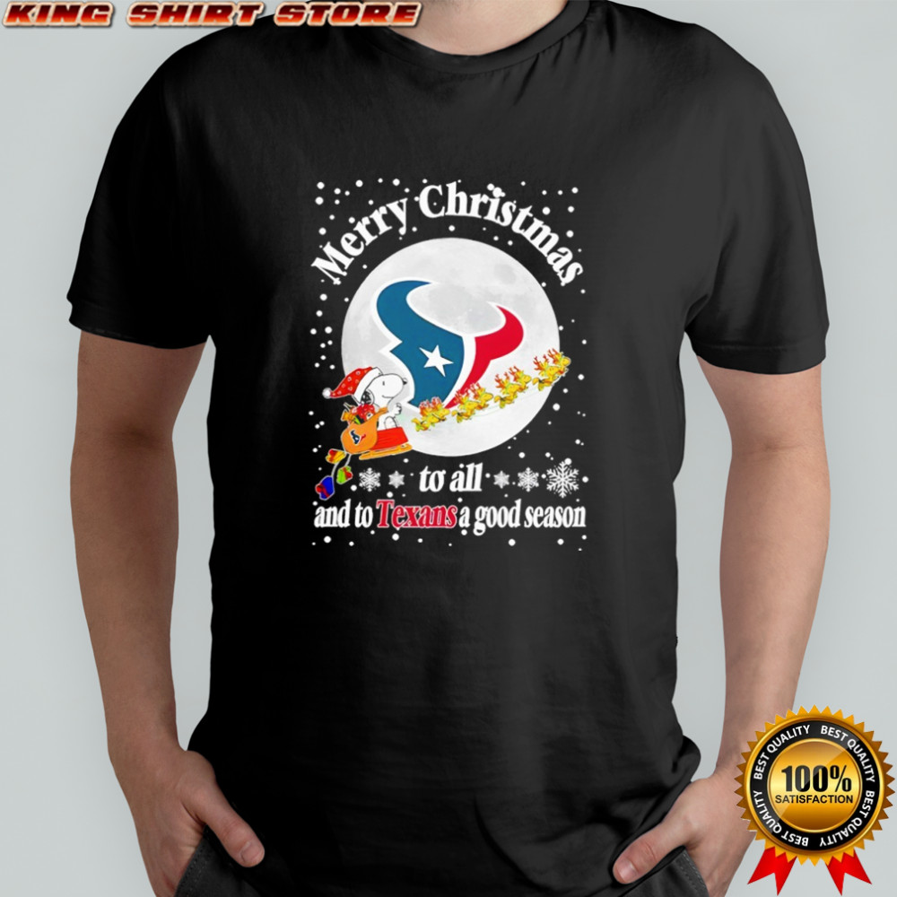 Houston Texans Merry Christmas To All And To Texans A Good Season Football shirt