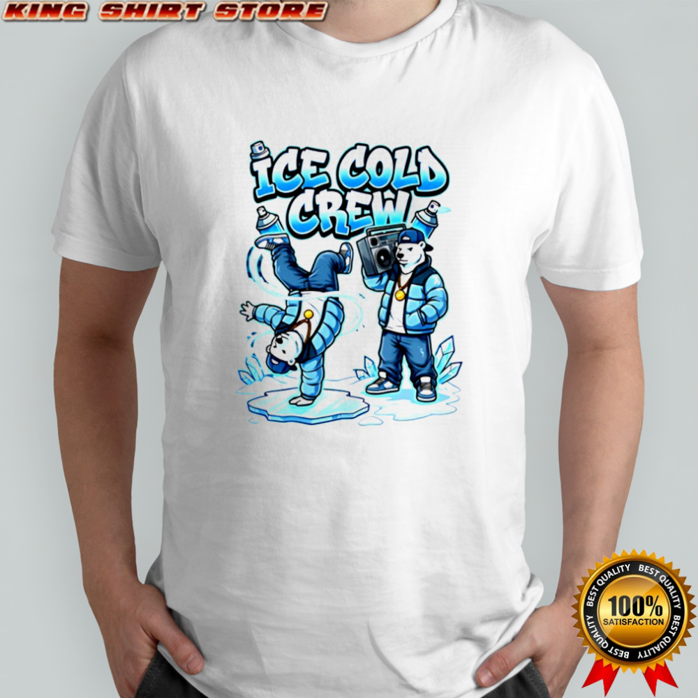 Ice Cold Hip Hop Polar Bear Breakdance Christmas shirt