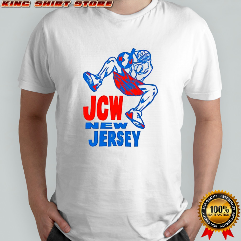 JCW New Jersey dunk basketball shirt