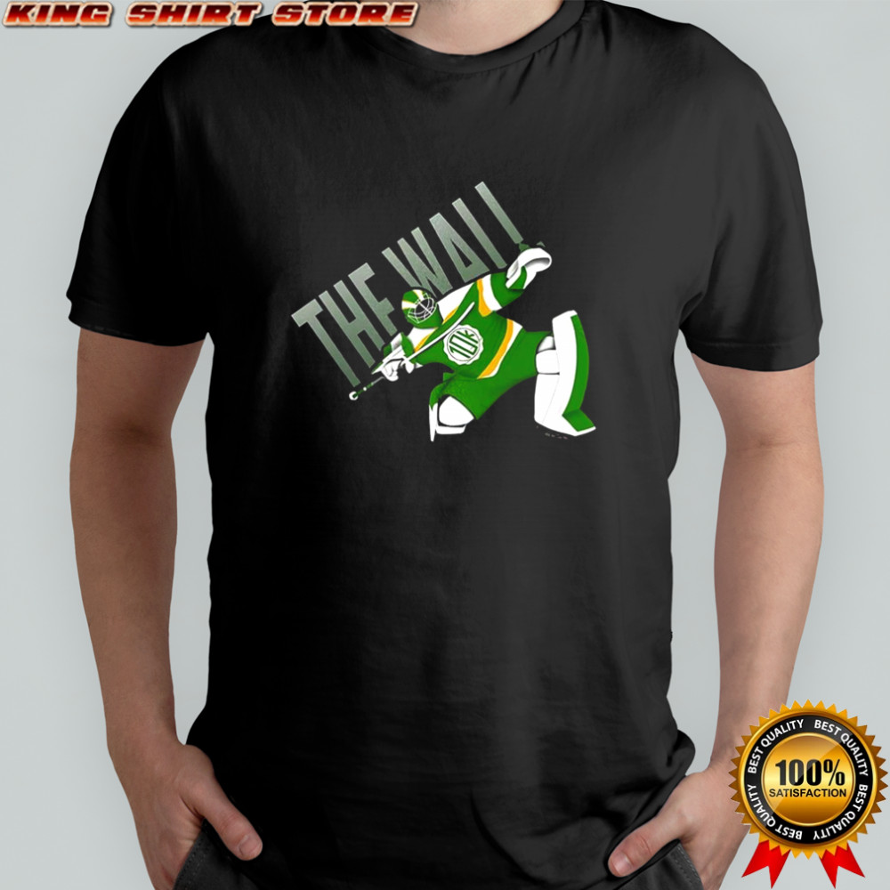 Jesper Wallstedt Minnesota Wild goalie The wall shirt