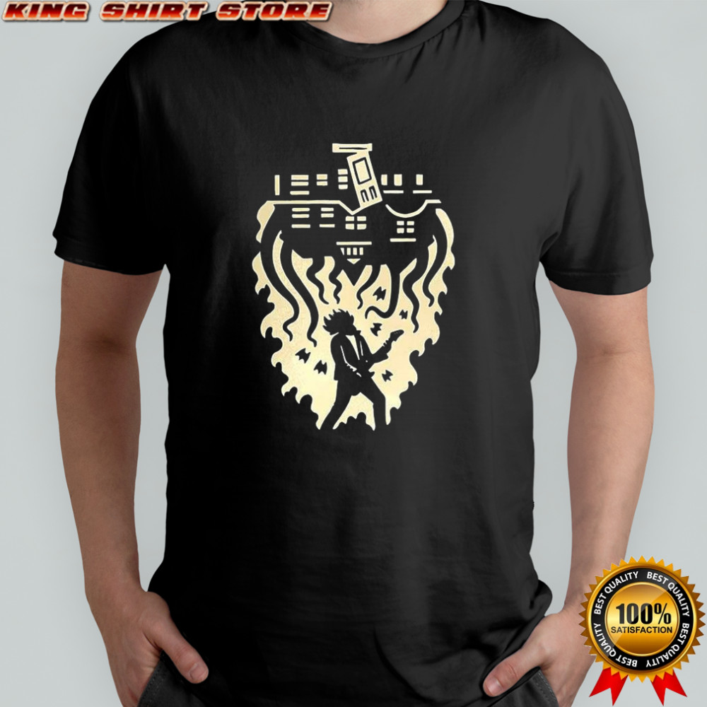 Joseph Quinn Stranger Things house upside down silhouette shirt