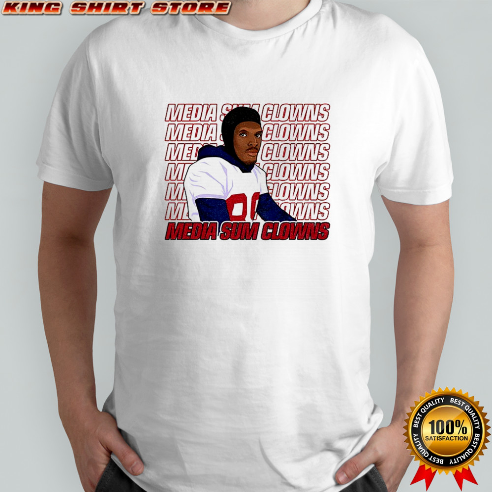 Media Sum Clowns repeat Giants Nation Show New York Giants NFL Football shirt