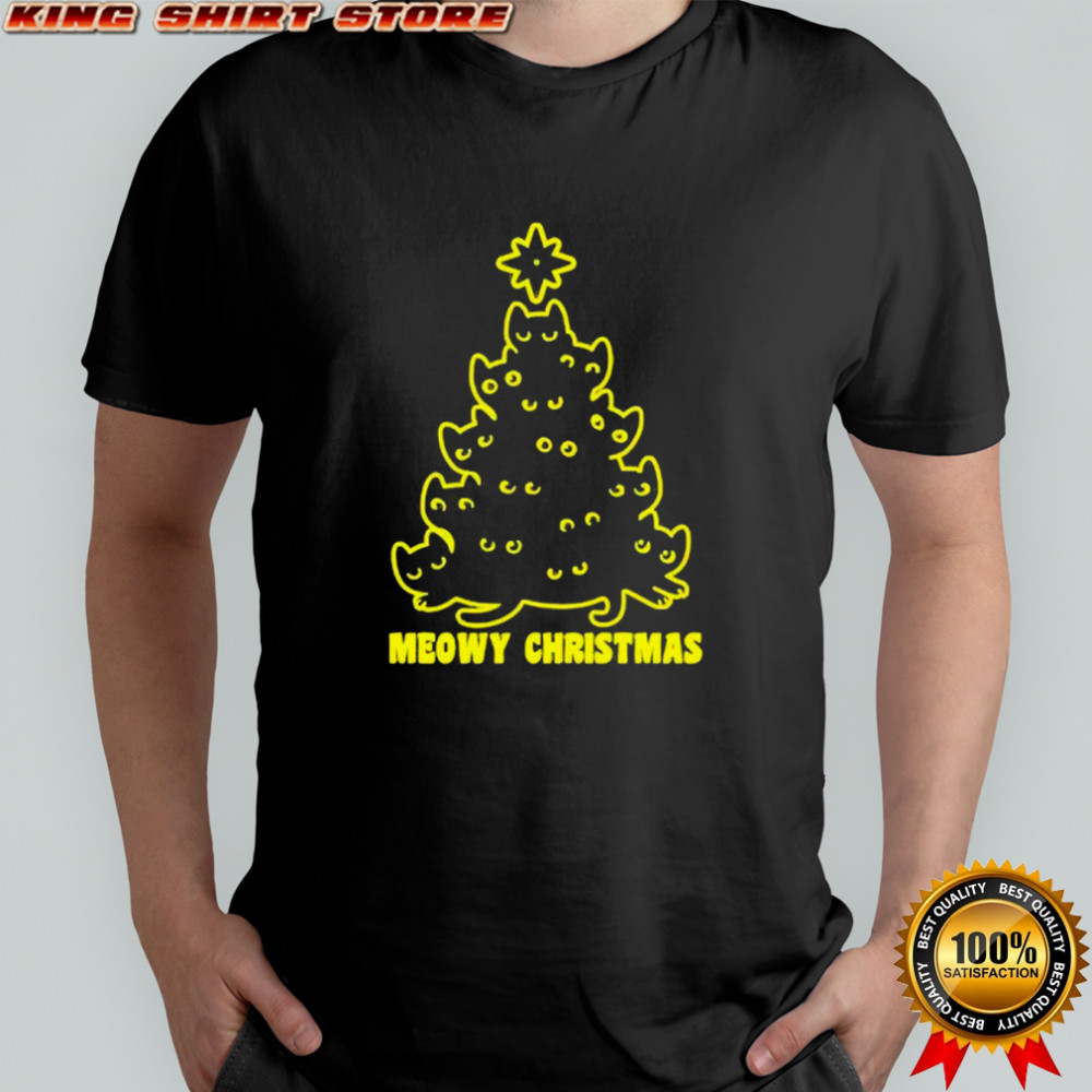 Meowy Christmas Tree Christmas Cats shirt