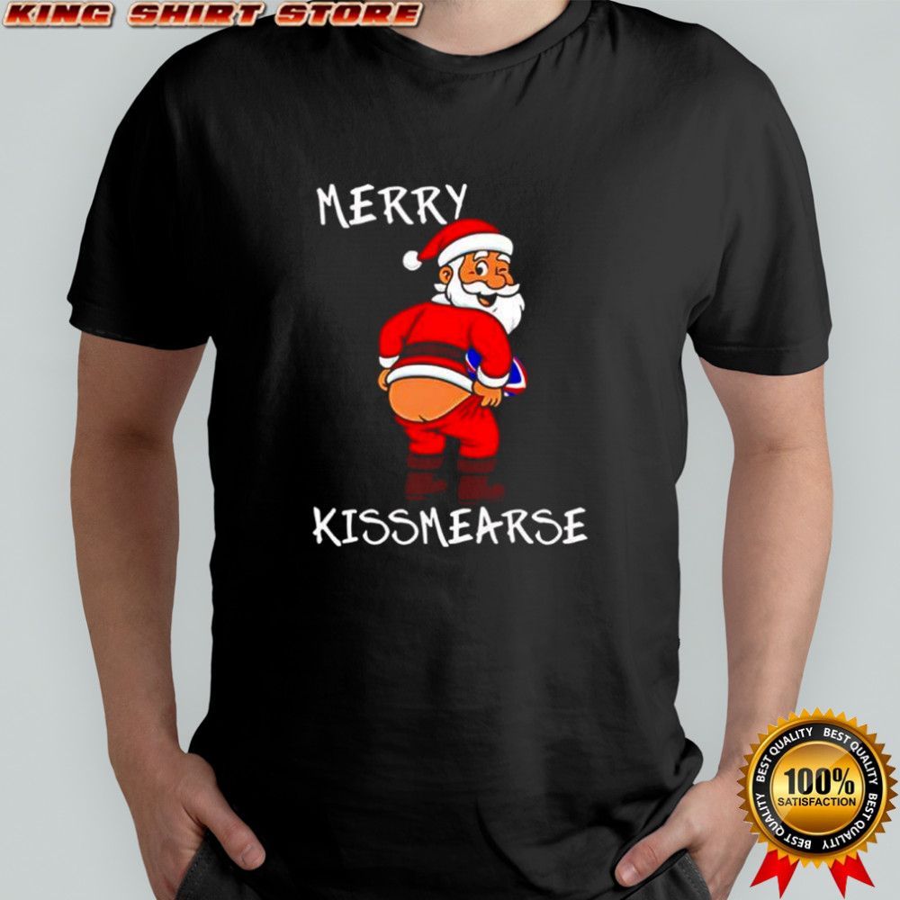 Merry KissMeArse Christmas Jumper Santa Claus shirt