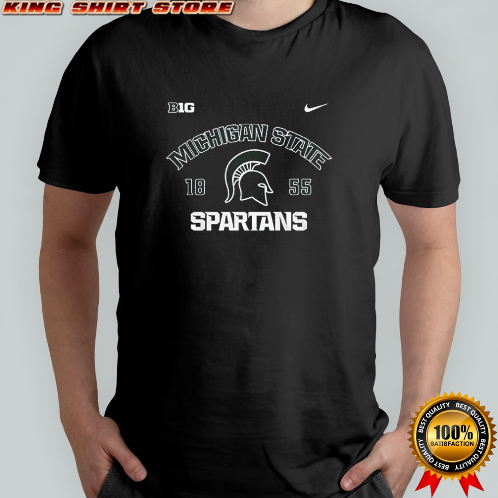 Michigan State Spartans helmet logo est 1855 shirt