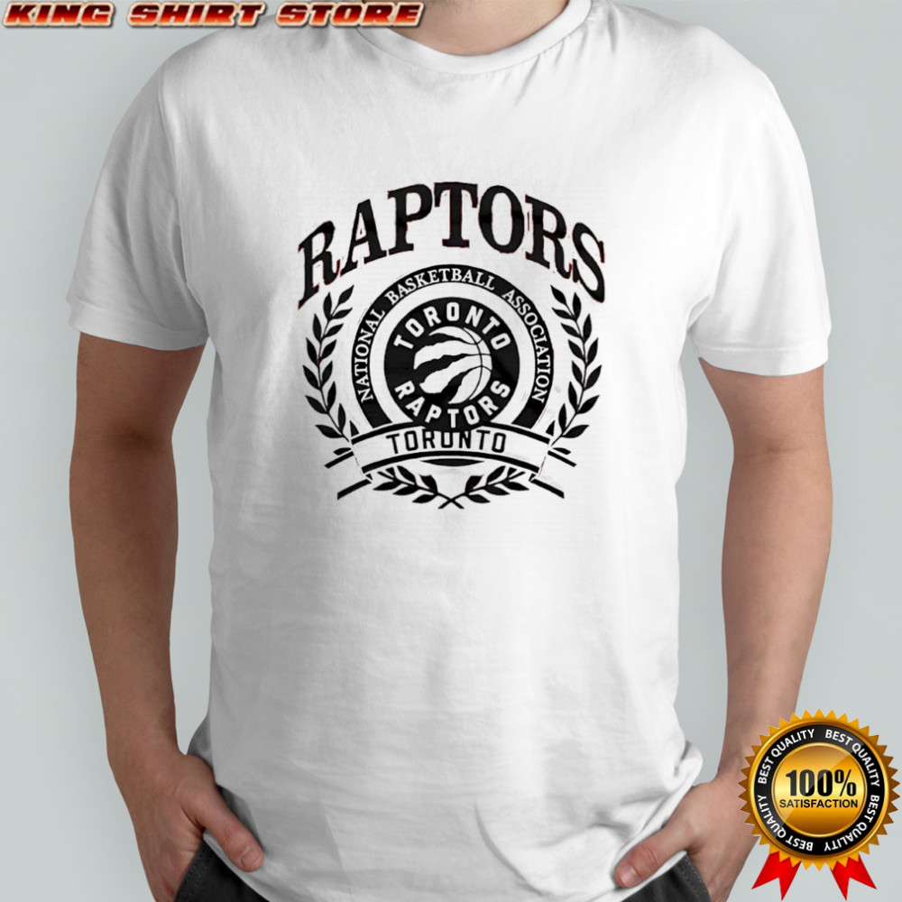 Naional basketball association Toronto Raptors Crest logo shirt