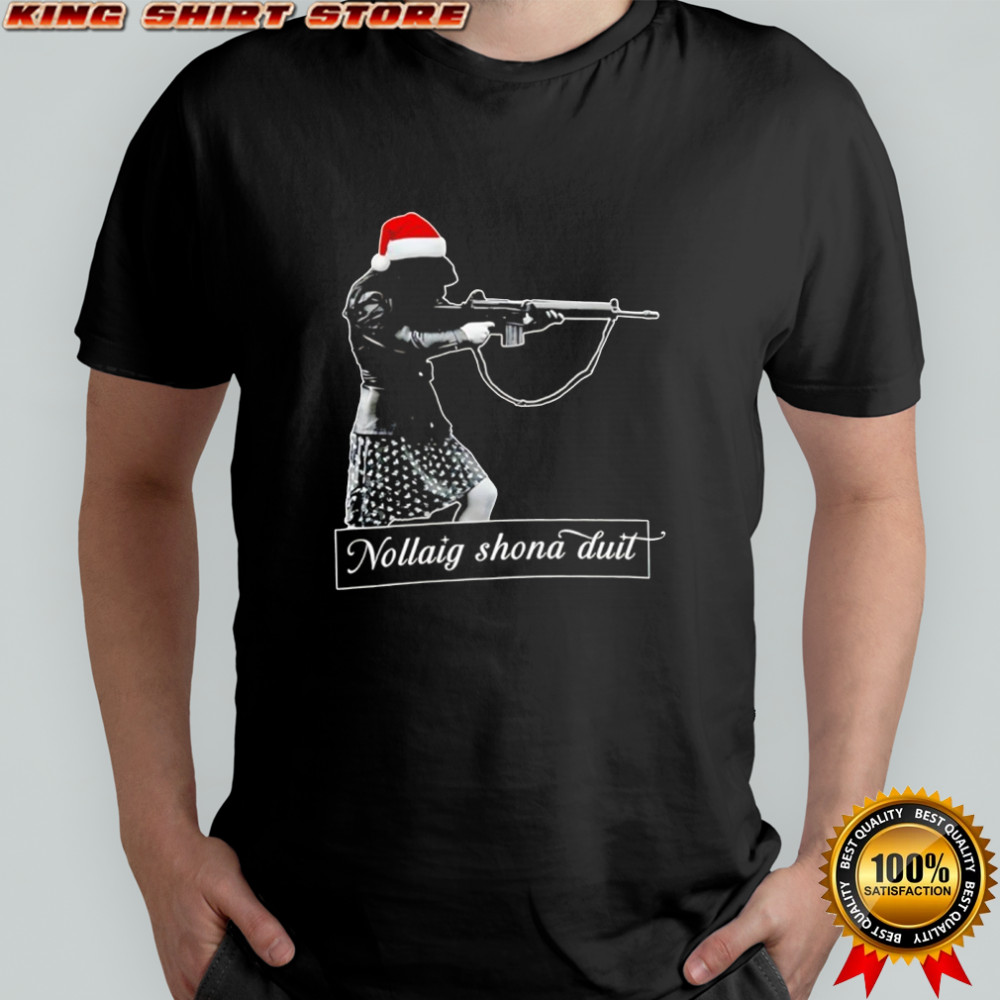 Nollaig shona duit Santa Christmas shirt