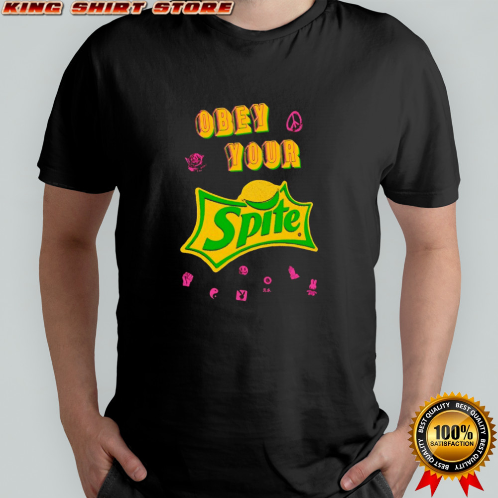 Obey your sprite logo shirt