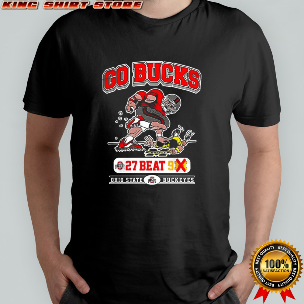 Ohio State Buckeyes beat Michigan Wolverines 2025 go bucks overwhelming victory shirt