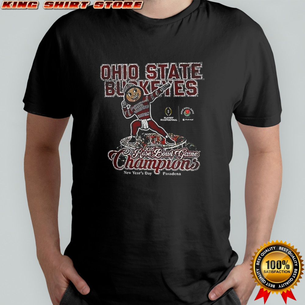 Ohio State Buckeyes Football 2025 Rose Bowl Champions shirt