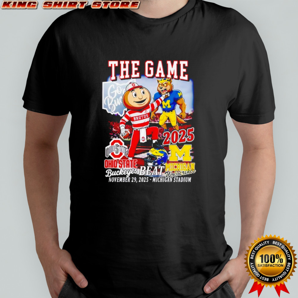 Ohio State Buckeyes The Game Beat Michigan 2025 Michigan Stadium Vintage T Shirt