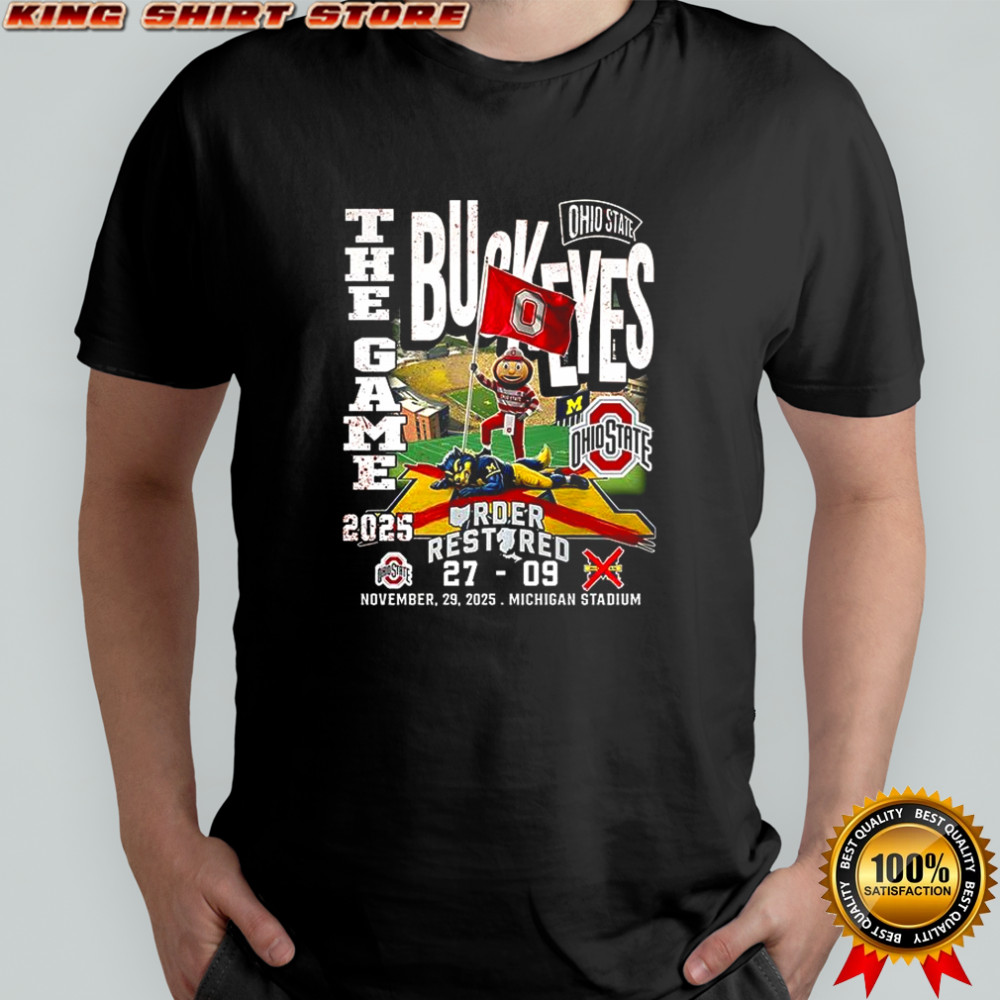Ohio State Buckeyes vs Michigan Wolverines The Game 2025 shirt