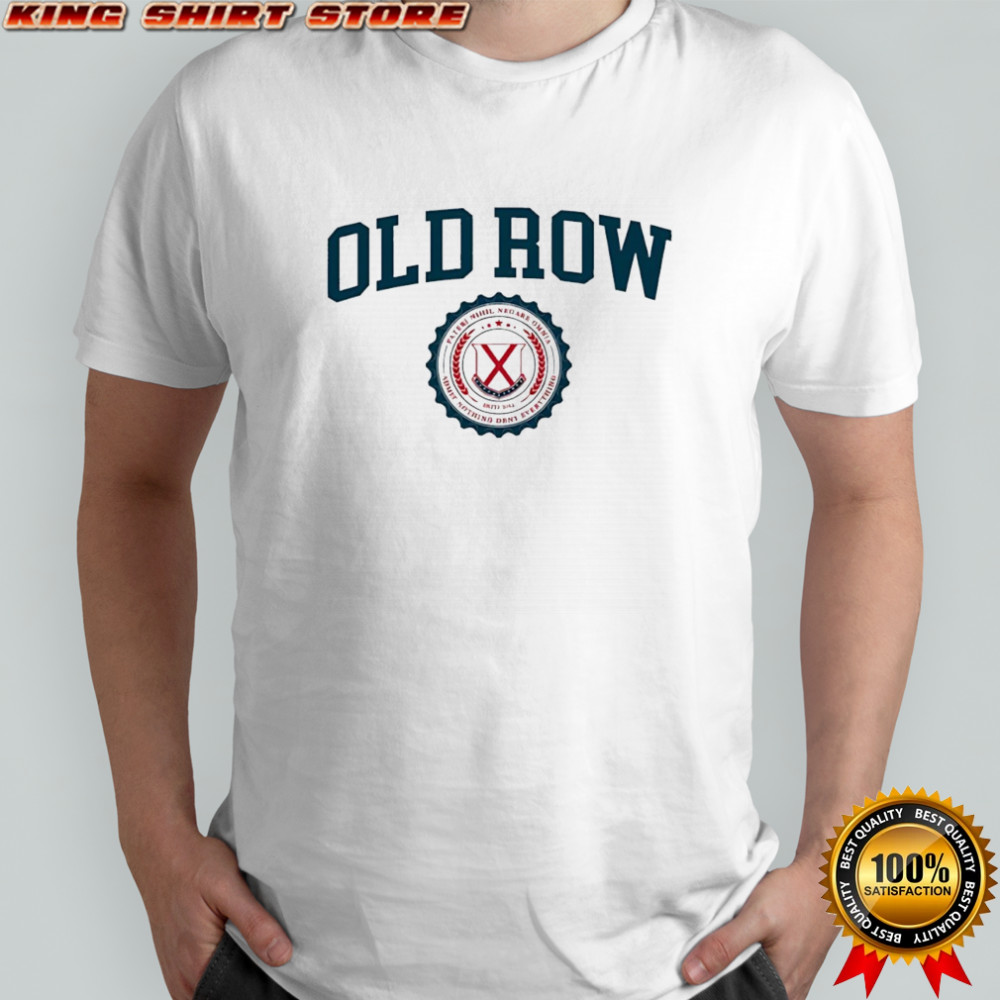 Old Row Collegiate Crest 2.0 logo shirt
