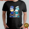 Pennsylvania Charlie Brown & Snoopy with Penn State & Philadelphia Eagles logo shirt