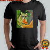 Raccoon Eating Pizza Funny shirt