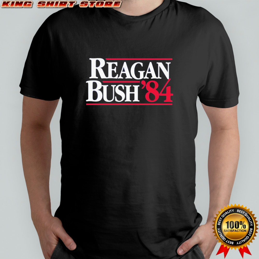 Reagan Bush ’84 campaign sticker shirt