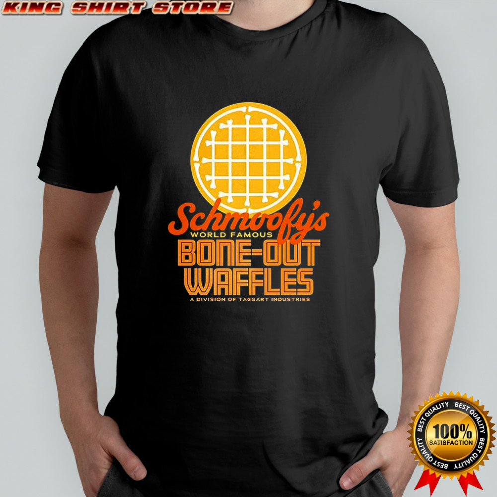 Schmoofy’s Bone-Out Waffles logo shirt