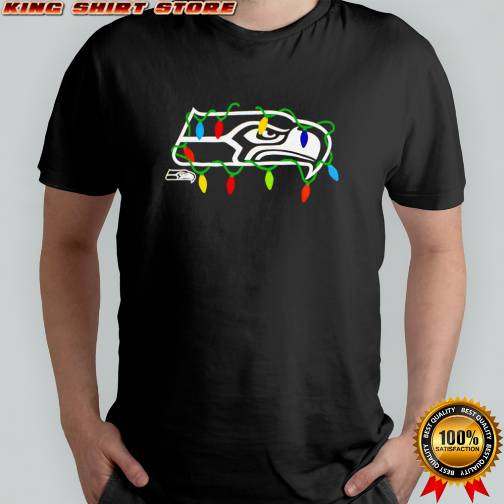 Seattle Seahawks Christmas Lights shirt