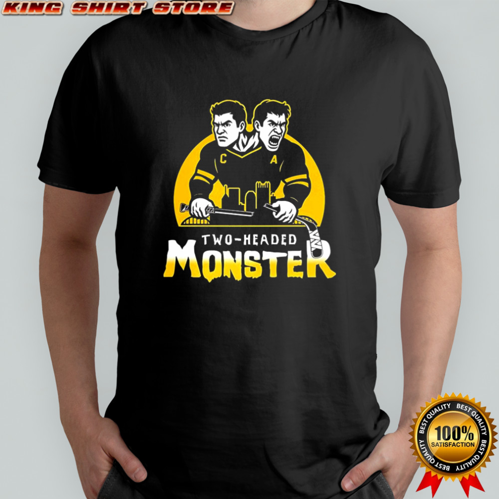Sidney Crosby and Evgeni Malkin Pittsburgh Penguins NHL Two-Headed monster shirt