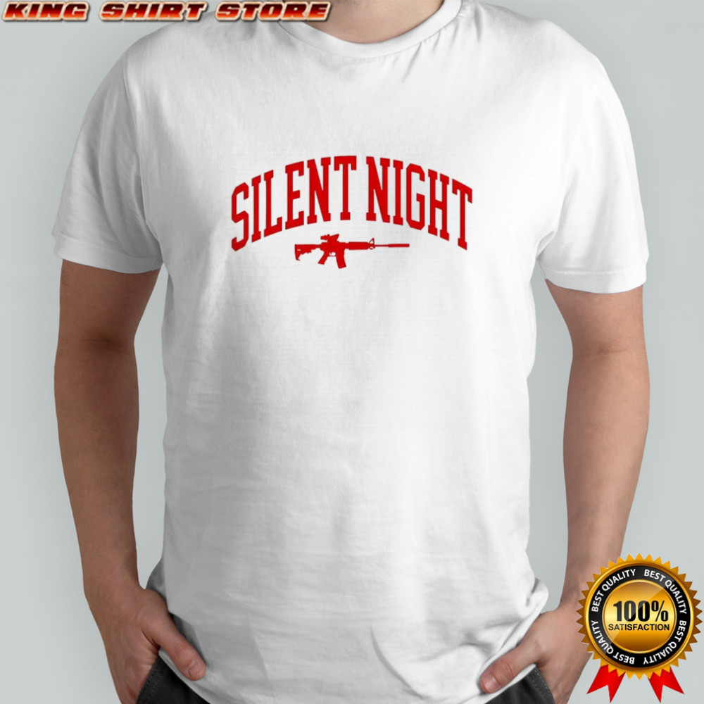 Silent night rifle silhouette shirt