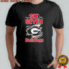 Six Seven Georgia Bulldogs logo lightning shirt