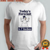 Snowman today’s forecast 6-7 inches shirt